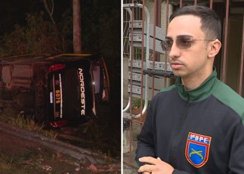 'Tinha uma moça embaixo da terra', relata único passageiro ileso que ajudou feridos após ônibus tombar na BR-290; uma mulher morreu